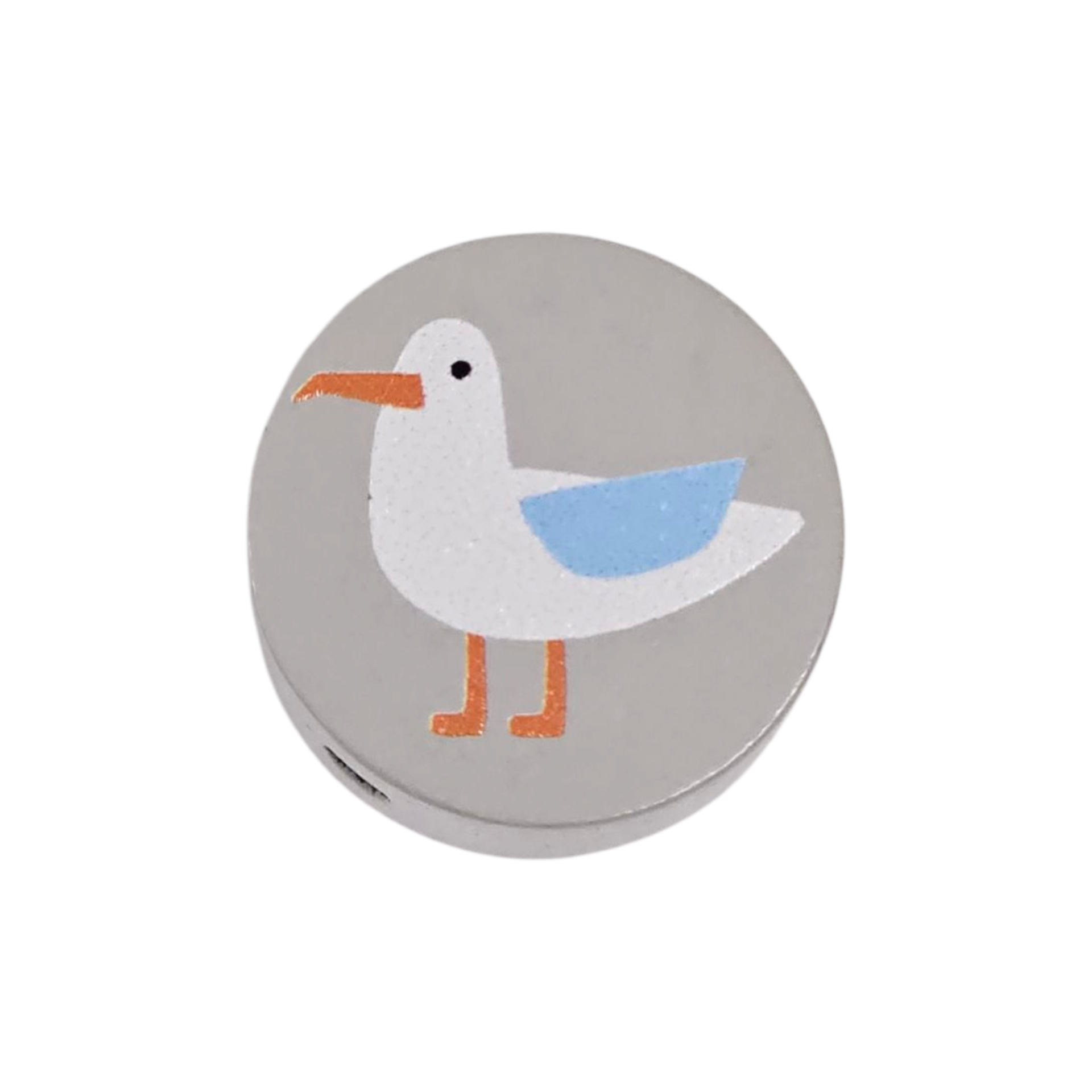 Holzperle "Möwe" Scheibe