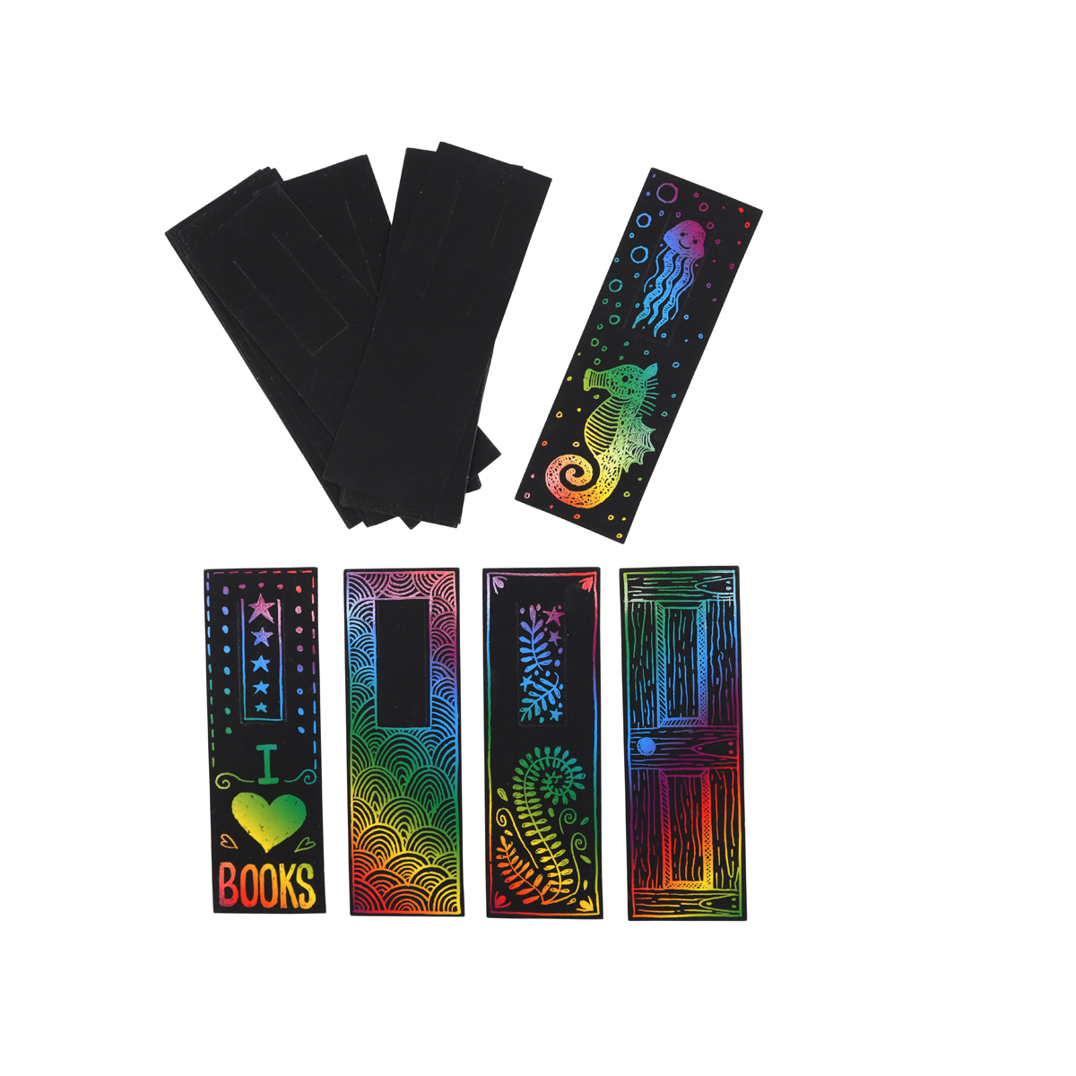 Scratch Art Lesezeichen 20er Set