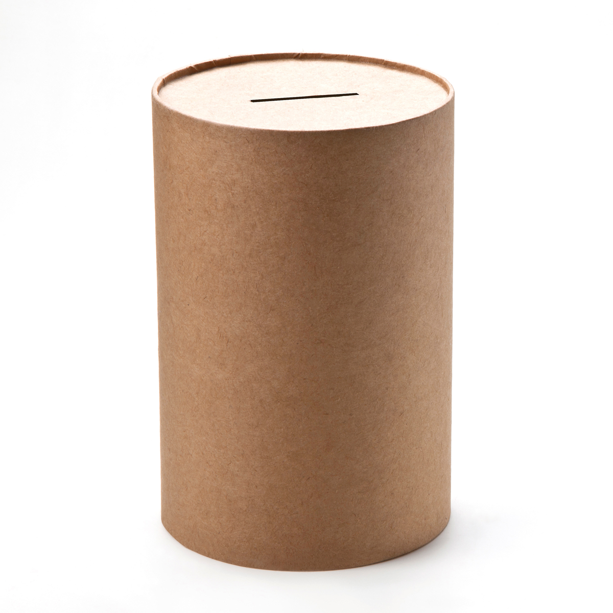 Karton-Spardose mit Deckel im Boden