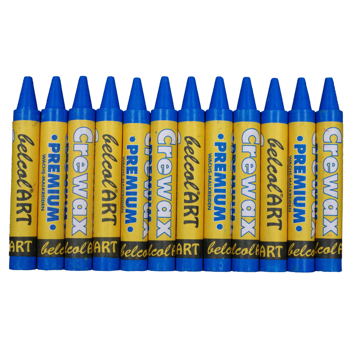belcolART Crewax Premium 12 Wachsmalstifte hellblau