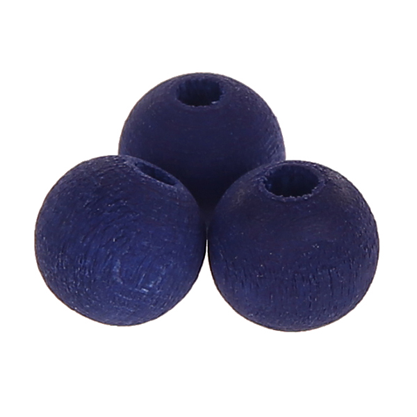 Watercolors wooden beads 10mm - 50 pieces