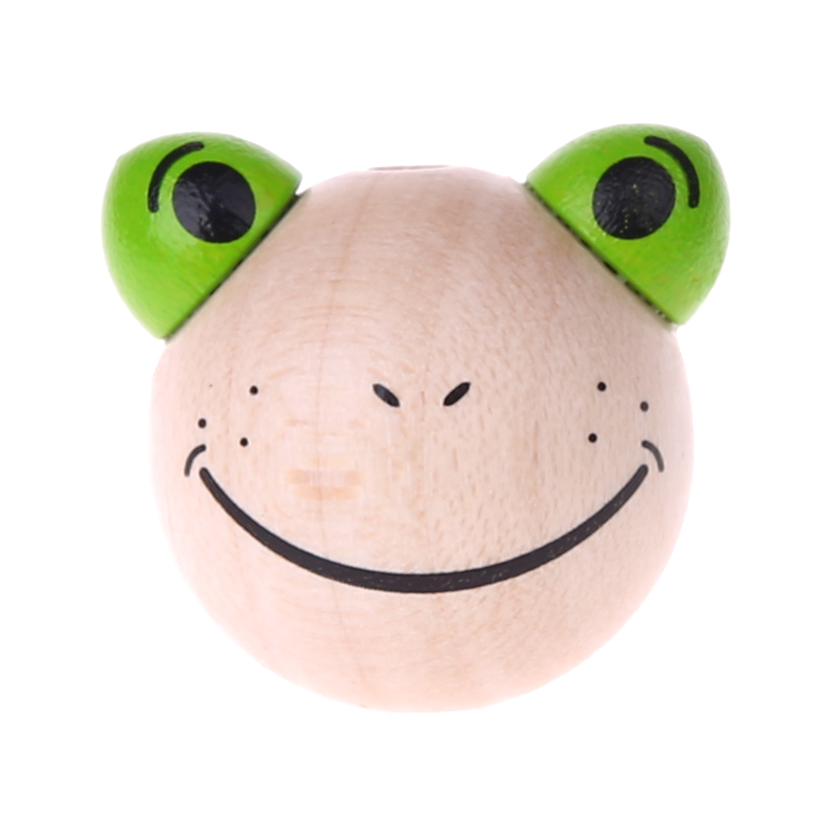 3D frog motif bead