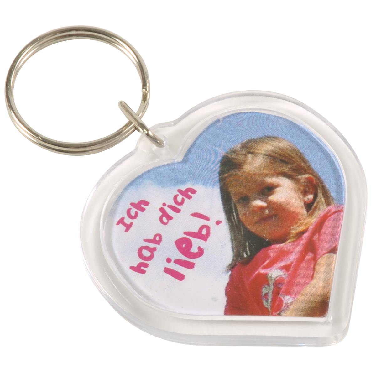 Schlüsselanhänger Acrylherz