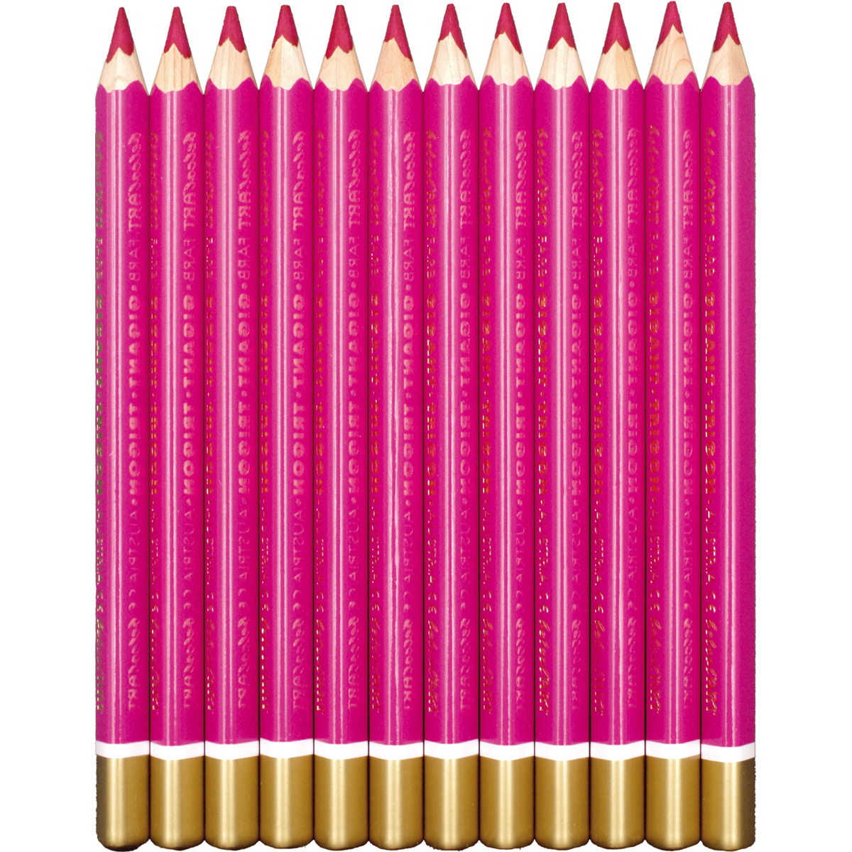 belcolART Farb Gigant Trigon 12 Stifte zyklam