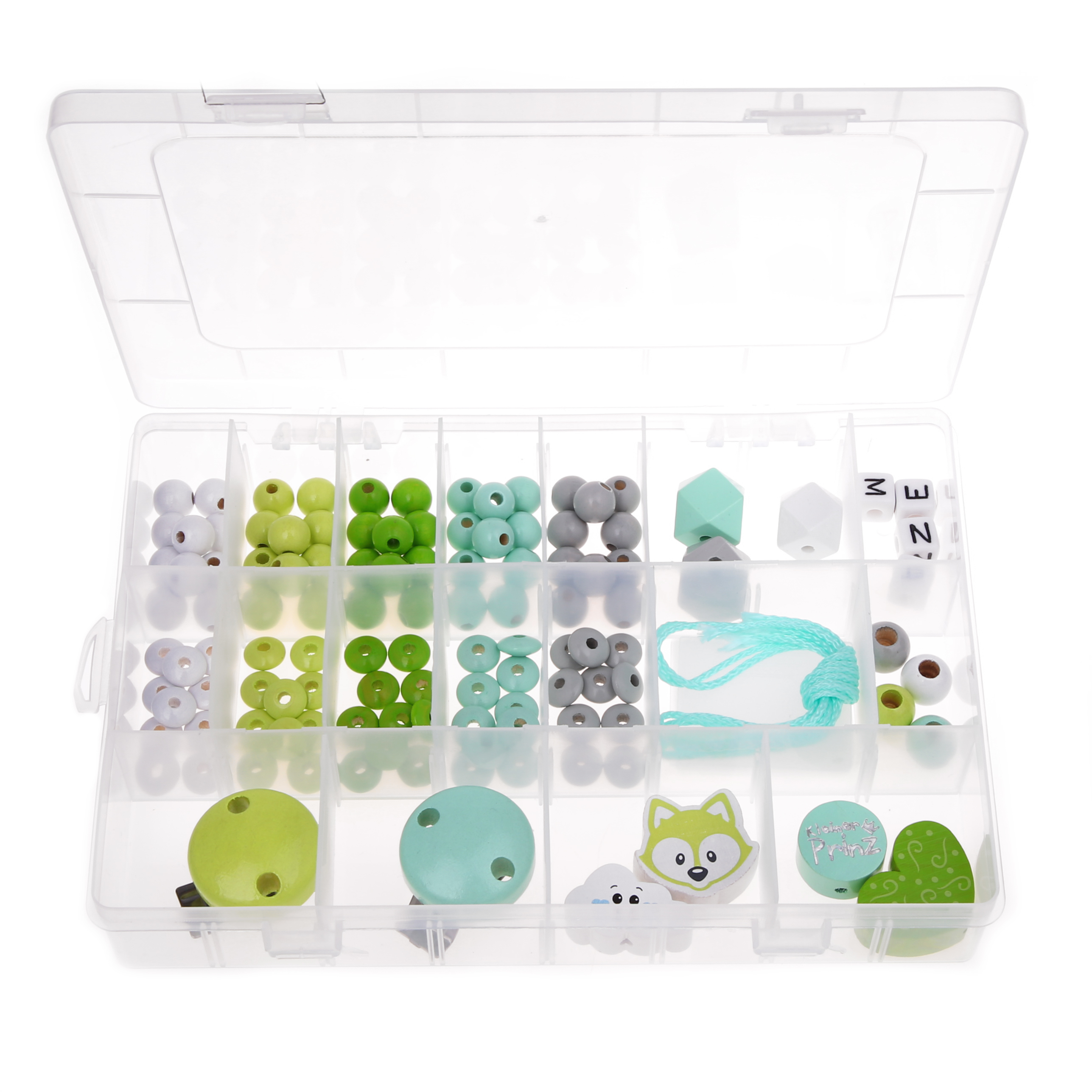 Schnullerketten Starterset grün