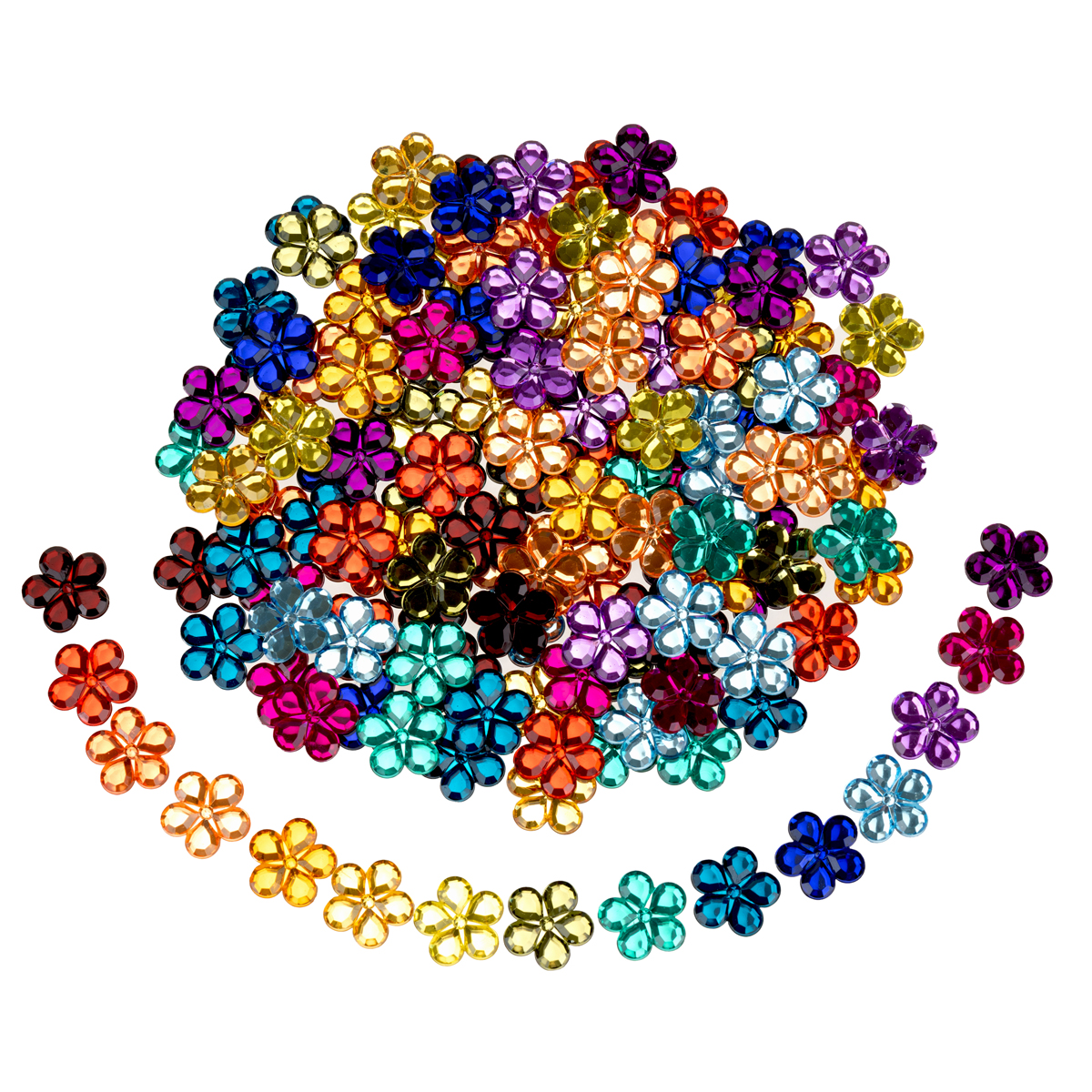 Funkelsteine Blume II 150-tlg.
