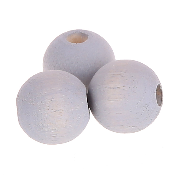 Watercolors wooden beads 10mm - 50 pieces