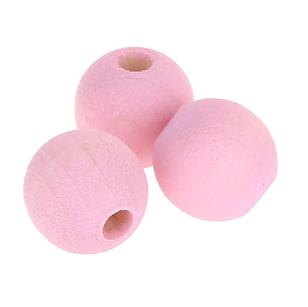 Watercolors wooden beads 10mm - 50 pieces