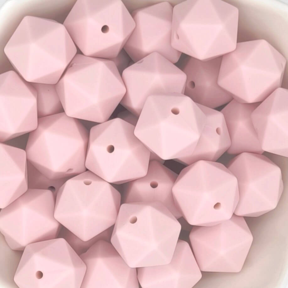 Hexagonperle Silikon 16mm