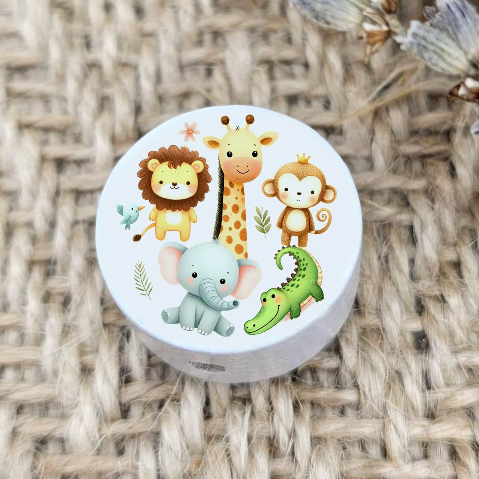 Holzperle "Safari" Scheibe