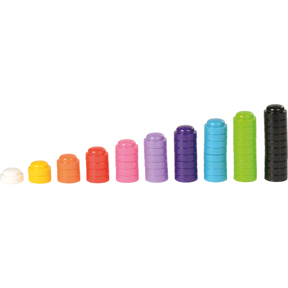 Stapelhütchen farbig 1000 Stück