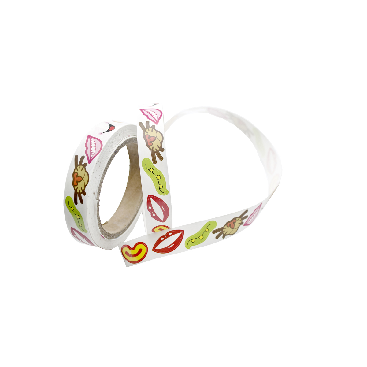 Mundsticker auf der Rolle 600er Set