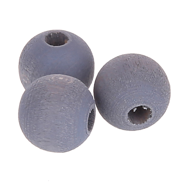 Watercolors wooden beads 10mm - 50 pieces