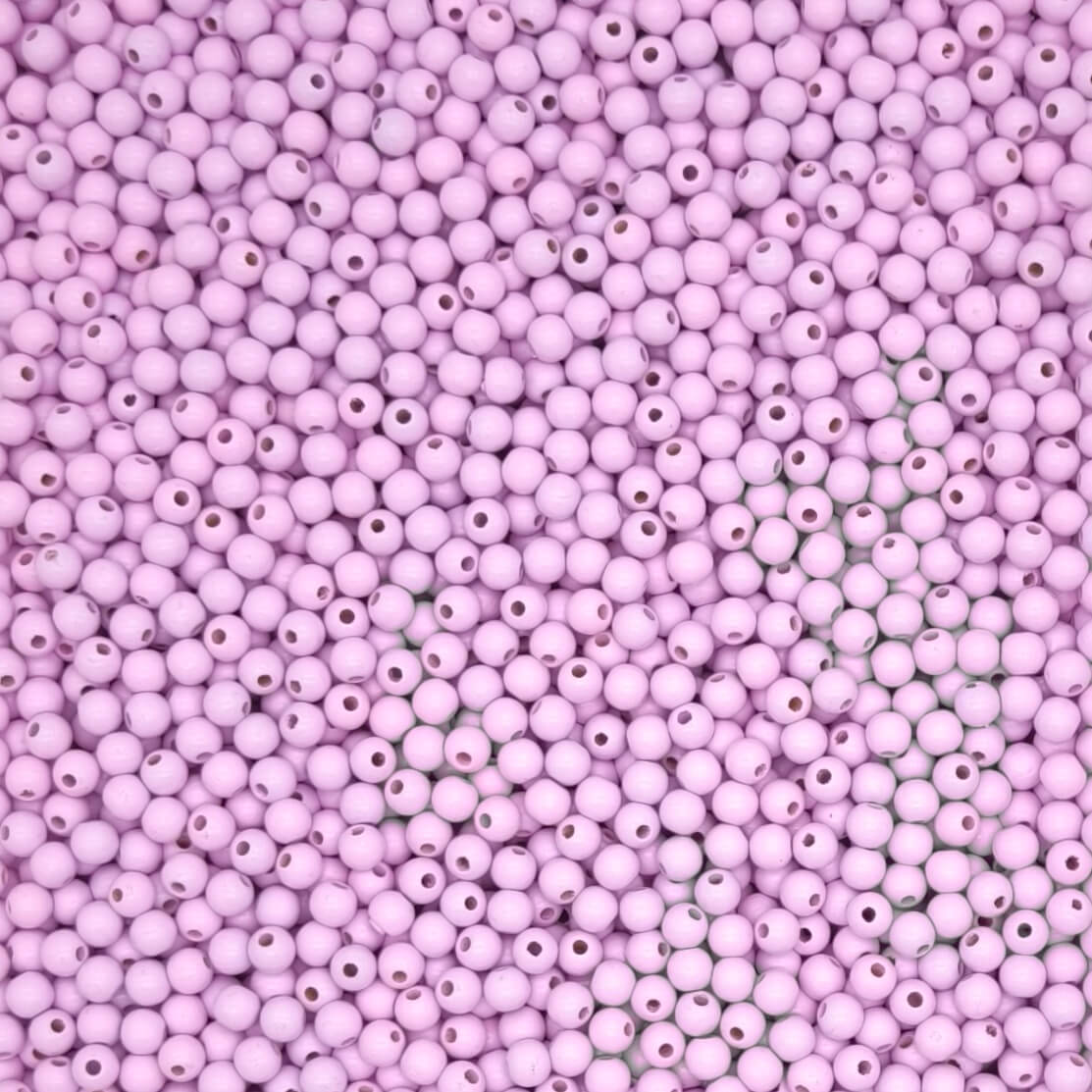 Wooden beads 6mm - 50 pieces