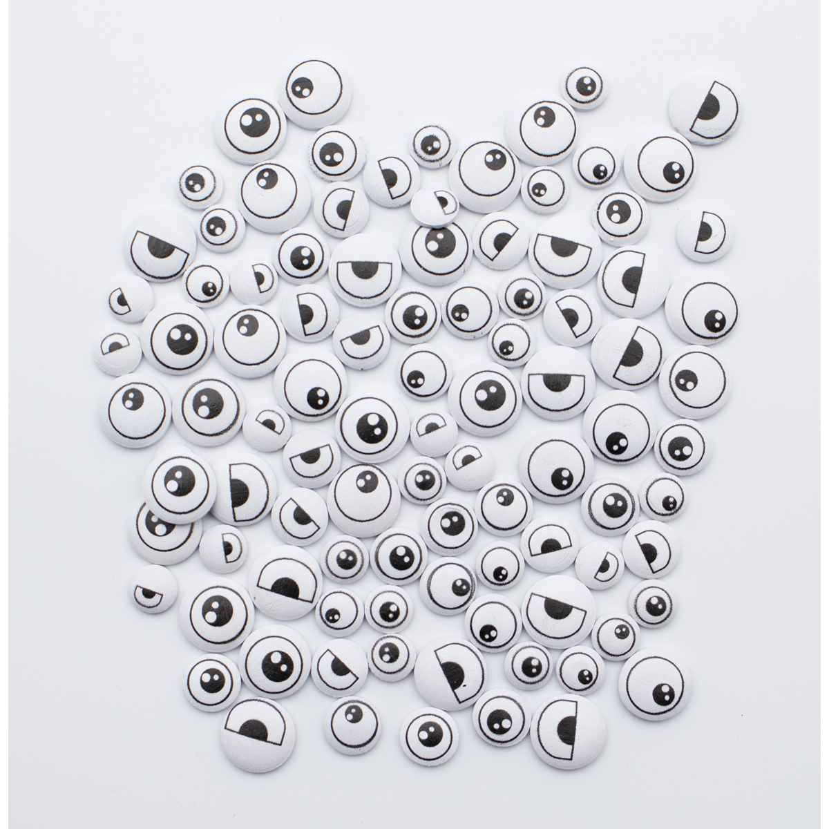 Holz-Augen 126er Set