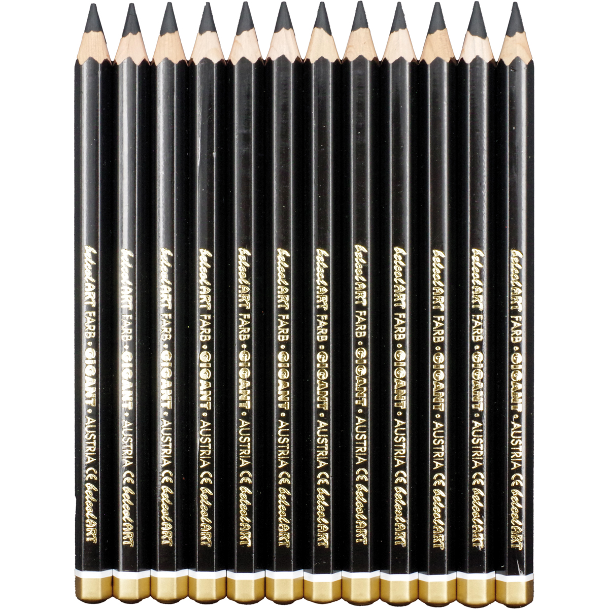 belcolART Farb Gigant 12 Stifte schwarz