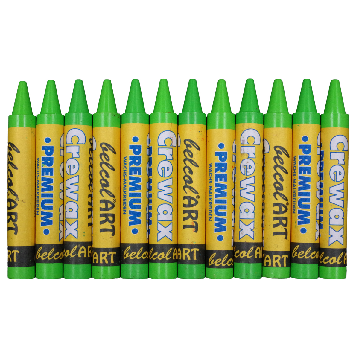 belcolART Crewax Premium 12 Wachsmalstifte hellgrün