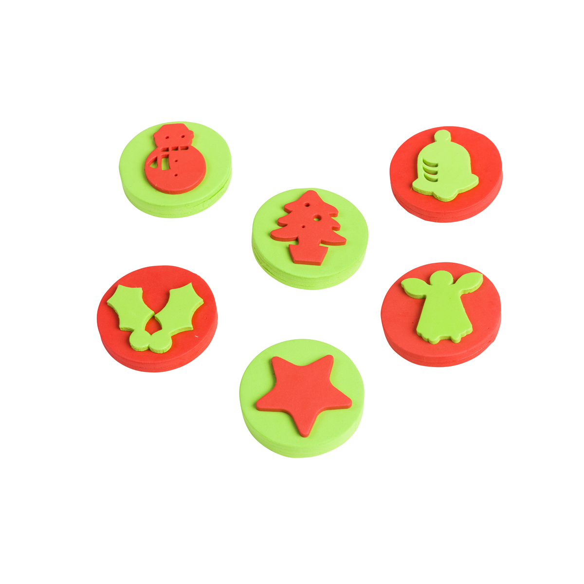 Handflächenstempel Weihnachten 6er Set