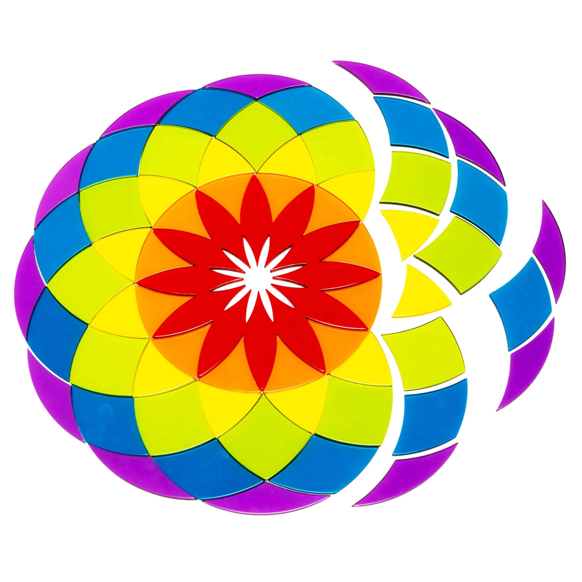 Acryl Form großes Mandala