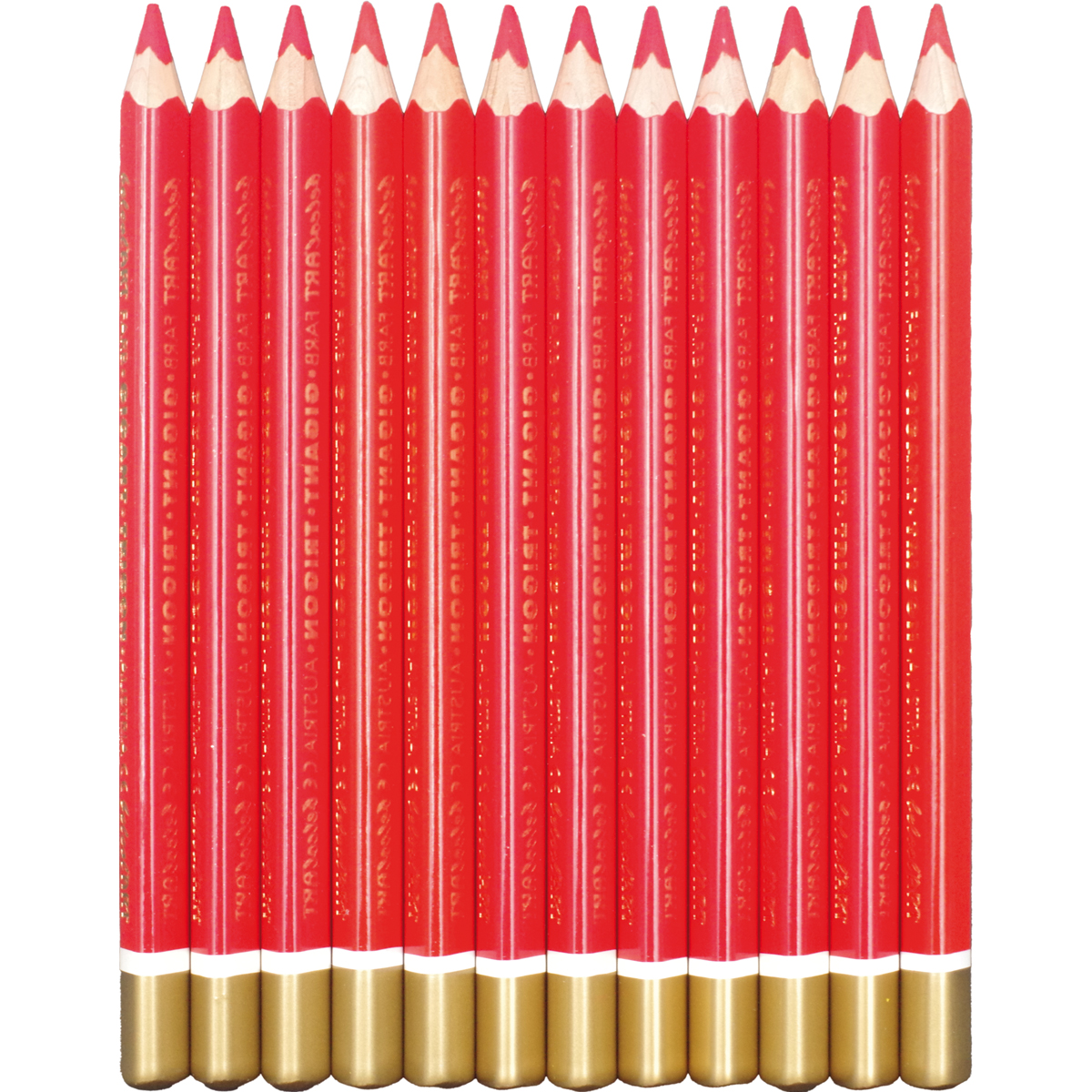 belcolART Farb Gigant Trigon 12 Stifte rot