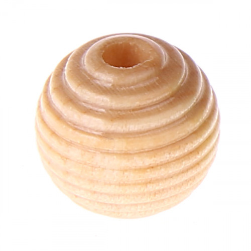 Rillenperlen 14mm • 10 Stück