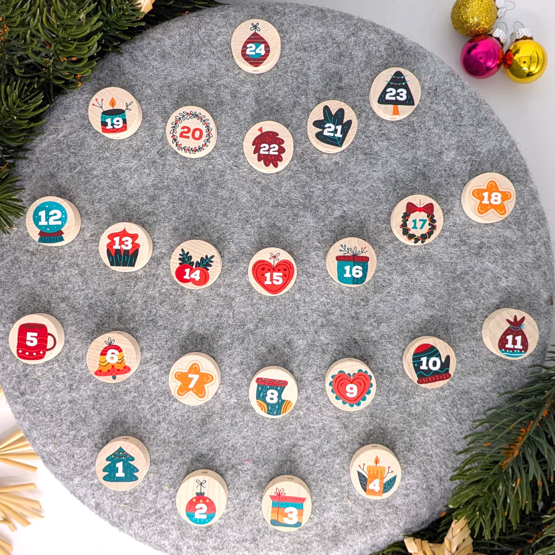 Motivperlen Set Adventskalender • roh