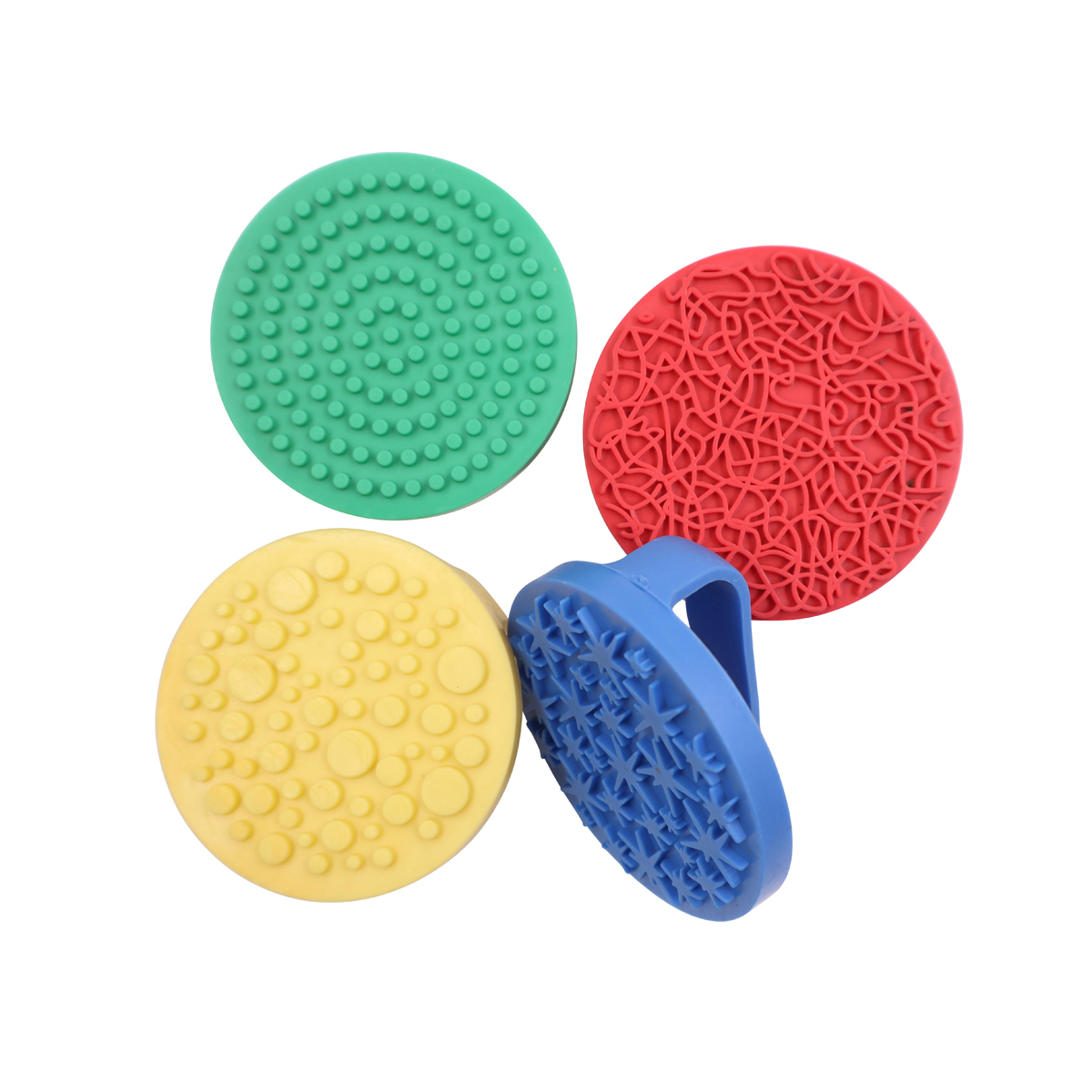 Handflächenstempel Muster 4er Set