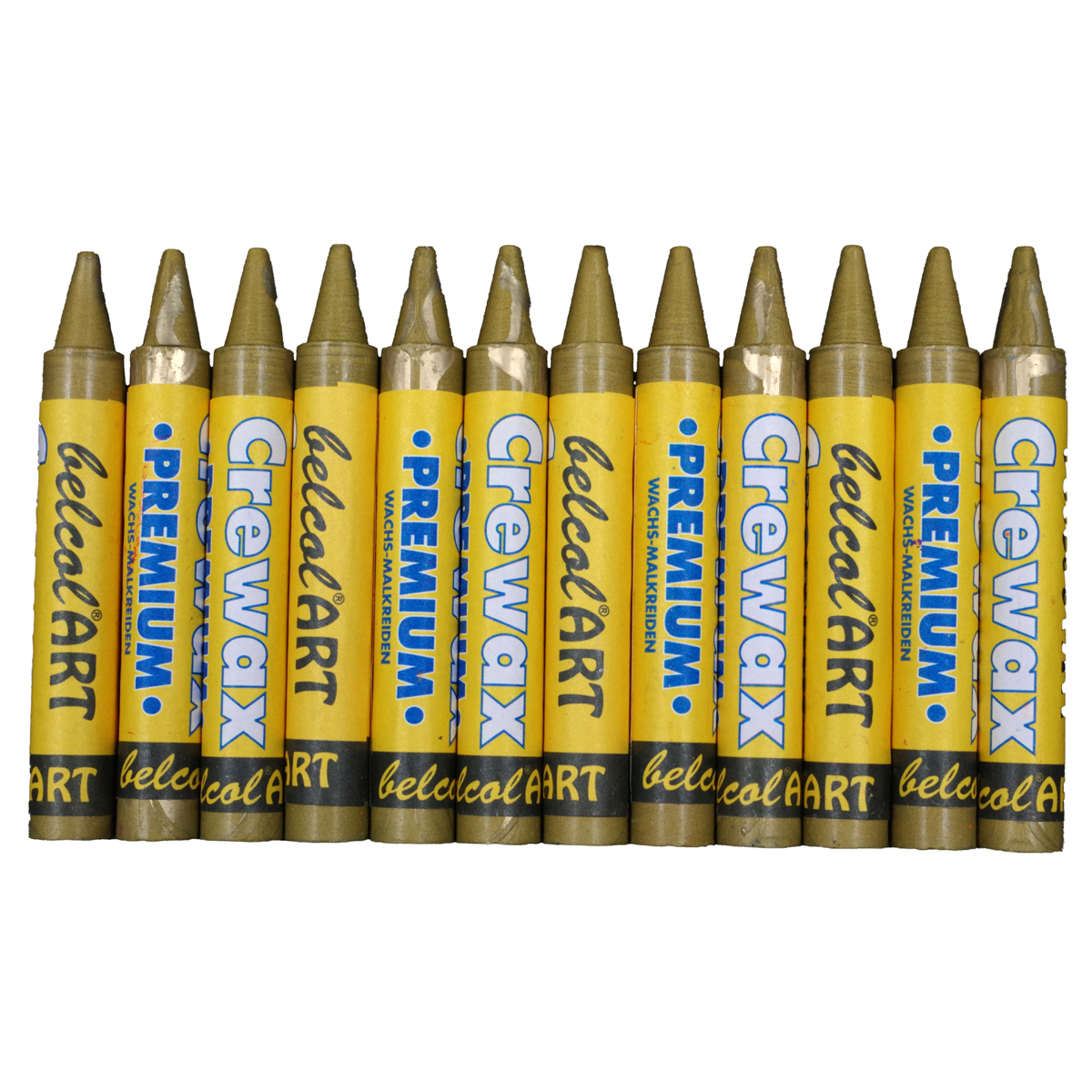 belcolART Crewax Premium 12 Wachsmalstifte gold