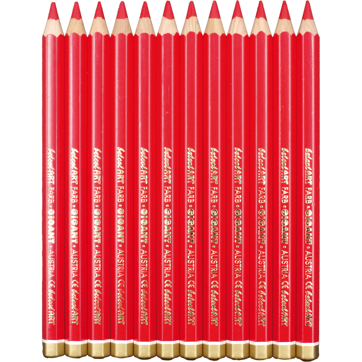 belcolART Farb Gigant 12 Stifte rot