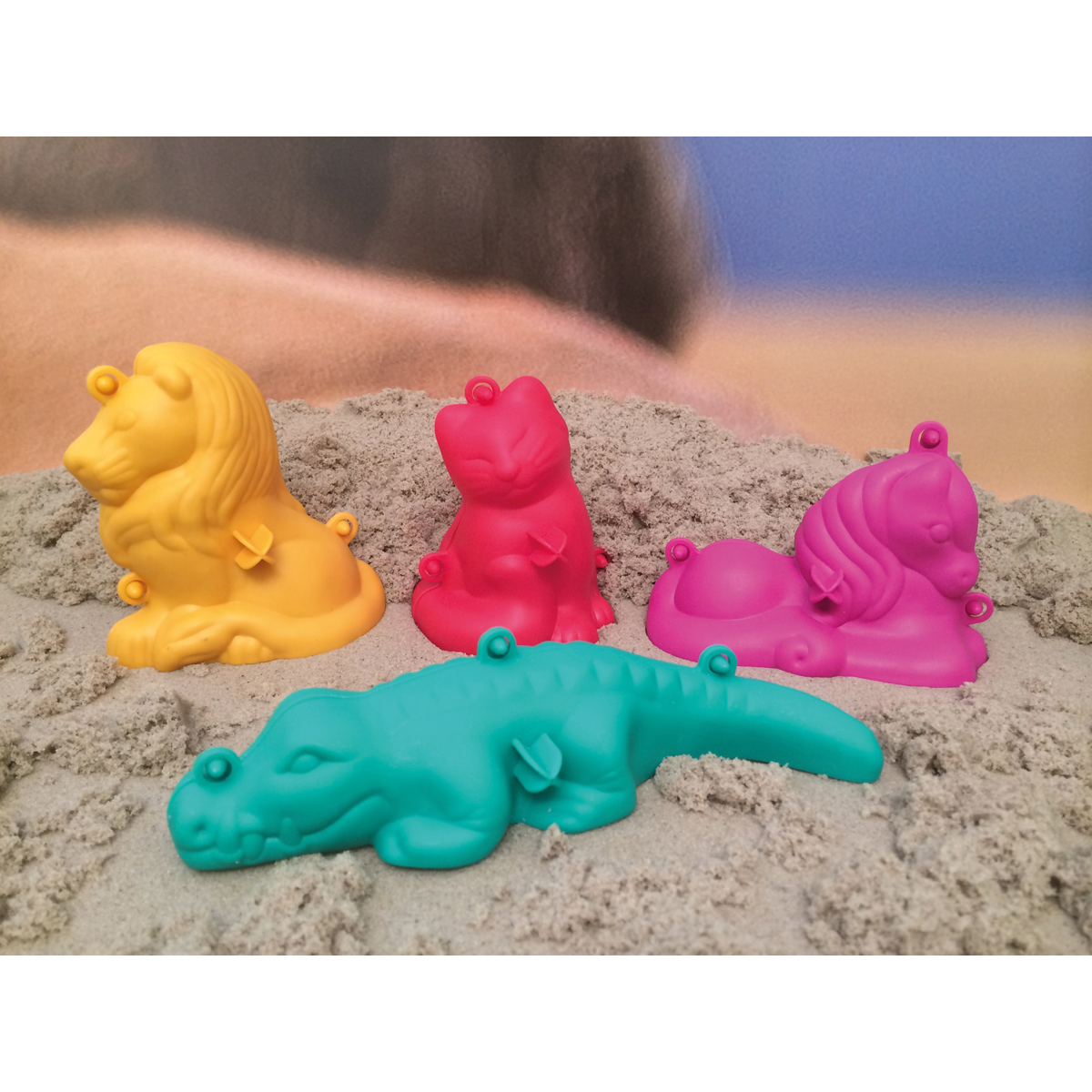 Sandform 3D klein indoor 4er Set