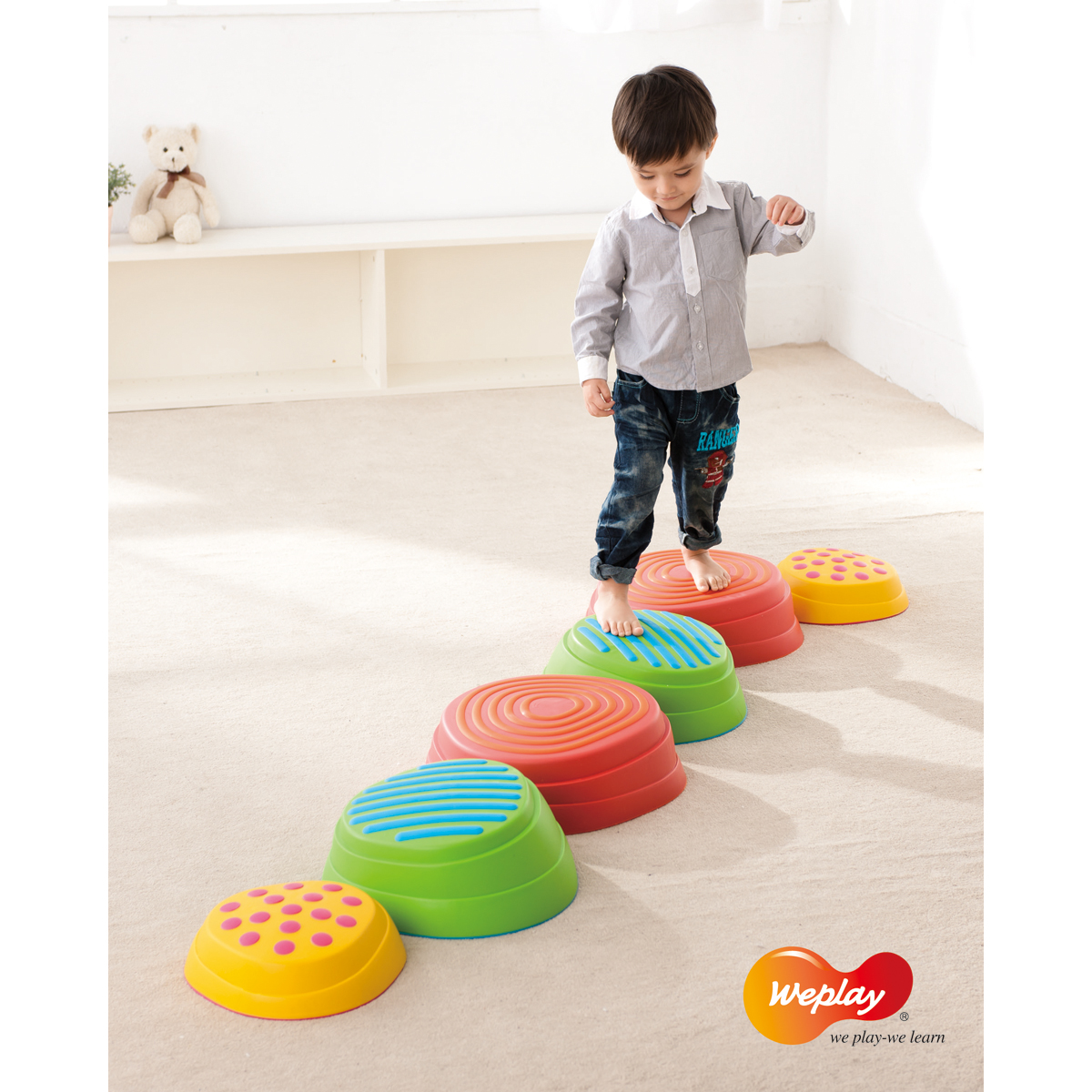 Regenbogen Flußsteine