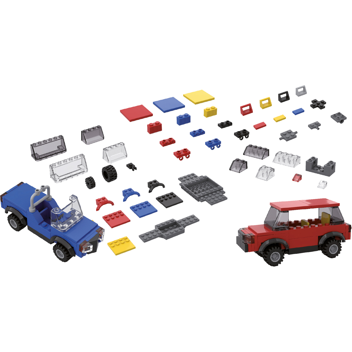 Klemmbaustein-Set Fahrzeuge 250 Teile