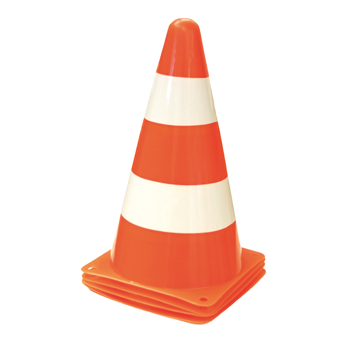 Markierungskegel orange/weiss 4 Stück