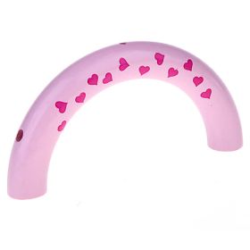 Half ring hearts 'light pink' 240 in stock 
