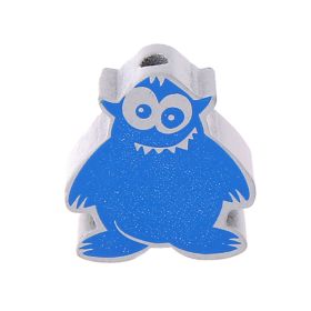 Motivperle Monsterchen 'mittelblau-hellgrau' 92 auf Lager