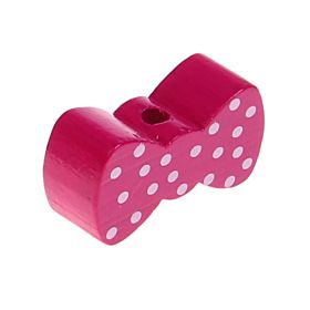 Bow motif bead 'dark pink' 533 in stock 