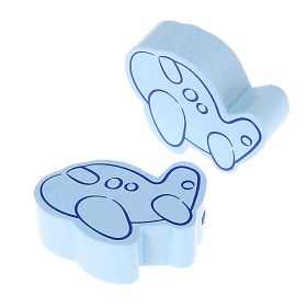 Airplane motif bead 'baby blue' 379 in stock 
