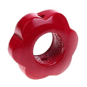 Motivperle Lochblume 'dunkelpink' 1329 auf Lager