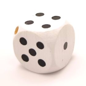 Motif bead cube 'white' 2953 in stock 