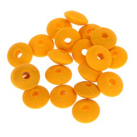 Watercolors wooden lenses 10mm - 50 pieces 'sunshine' 92 in stock 