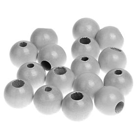 Safety beads 12mm - 25 pieces 'light gray' 92 in stock 