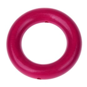 50mm wooden rings - SALE 'dark pink' 198 in stock 