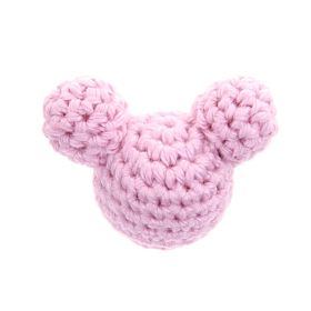 Crochet mouse 'light pink' 46 in stock 