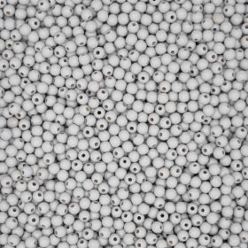 Holzperlen 6mm • 50 Stück 'hellgrau' 98 auf Lager