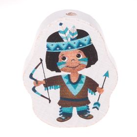 Motivperle Indianer • Indianerin 'Indianer mint' 27 auf Lager