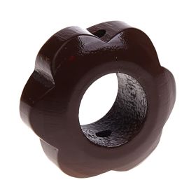 Motivperle Lochblume 'braun' 564 auf Lager