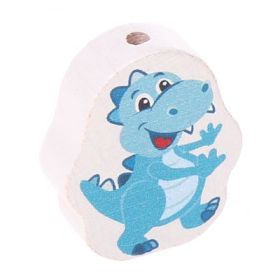 Motivperle Dino 'helltürkis' 23 auf Lager