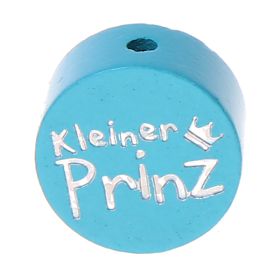 Motivperle Scheibe kleiner Prinz Glitzer 'helltürkis' 289 auf Lager