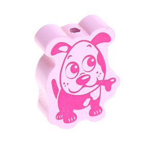 Motivperle Hund 'rosa' 697 auf Lager