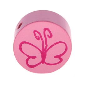 Motif bead disc butterfly 'baby pink' 300 in stock 
